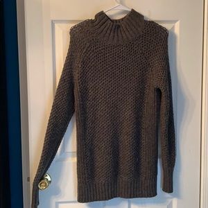 Grey heavy knit sweater